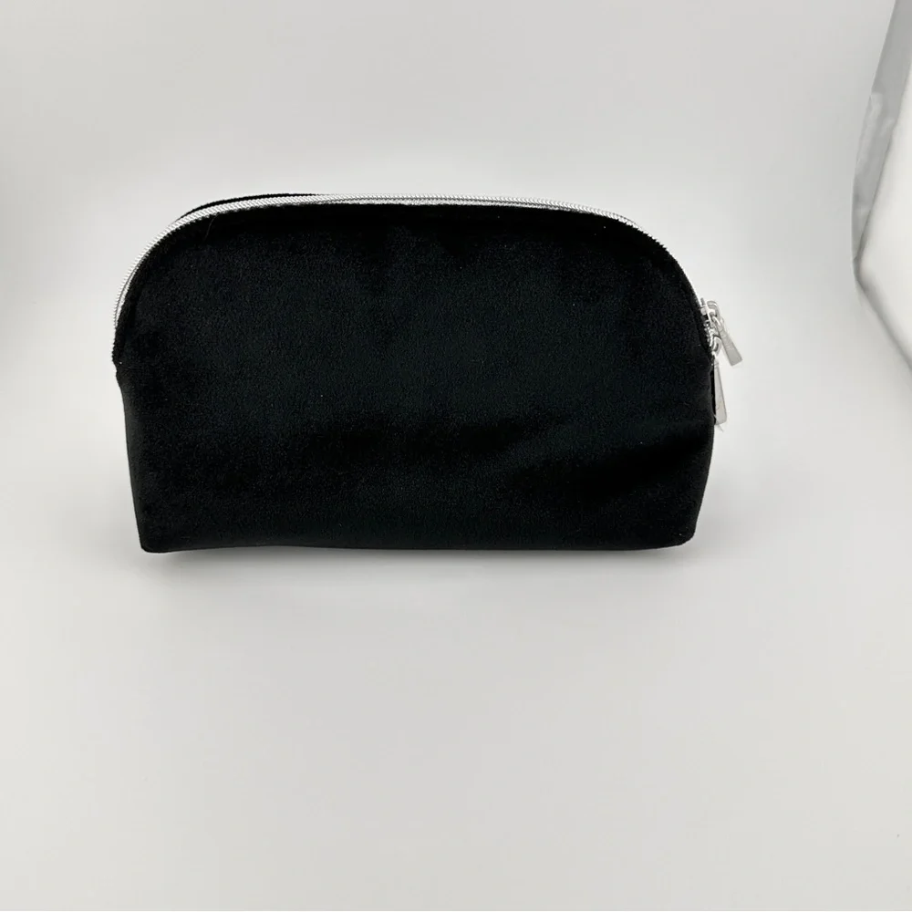 🆕 CHRISTIAN DIOR Limited Edition Black Velvet Cosmetic Bag Authentic & NIB